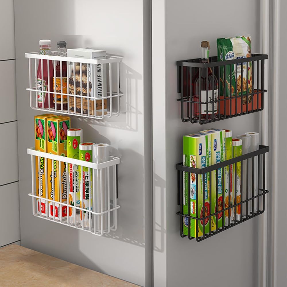 Black 3‑Pack Wall Mounted Storage Boxes