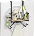Black 2‑in‑1 Ironing Board Hanger